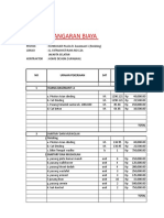 Rencana Angaran Biaya: NO Uraian Pekerjaan SAT VOL Harga Satuan