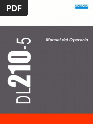 Manual Del Operador DL210 | PDF | Motor Diesel | Soldadura