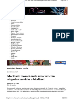 Mocidade Inovará Mais Uma Vez Com Alegorias Movidas A Biodiesel