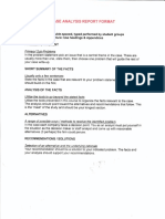 Case Analysis Report Format