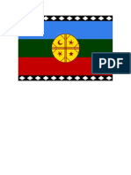 Bandera Mapuche Pintada