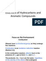 Finals Part 1 Reactions of Hydrocarbons and Aromatic Compounds