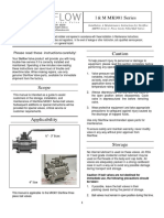 I & M MK901 Series: Please Read These Instructions Carefully!