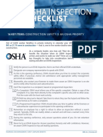 OSHA Inspection Checklist: 16 Construction Safety Tips