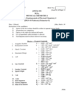 M.sc. - Chemistry April 16