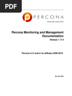 Percona Monitoring An Management