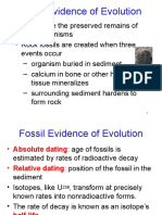 Fossil Evidence Evolution