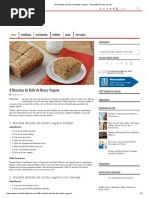 8 Receitas de Bolo de Nozes Vegano