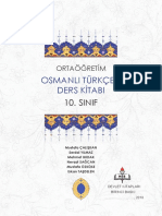 Osmanlı Türkçesi 10 2018-2019