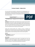 Ultimate Resume Template College v8 by Andrew Lacivita PDF