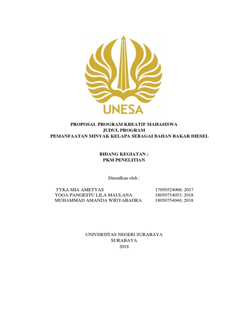 Proposal PKM P | PDF | Bisnis | Sains & Matematika