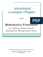 Instructional Strategies Chapter: Mathematics Framework