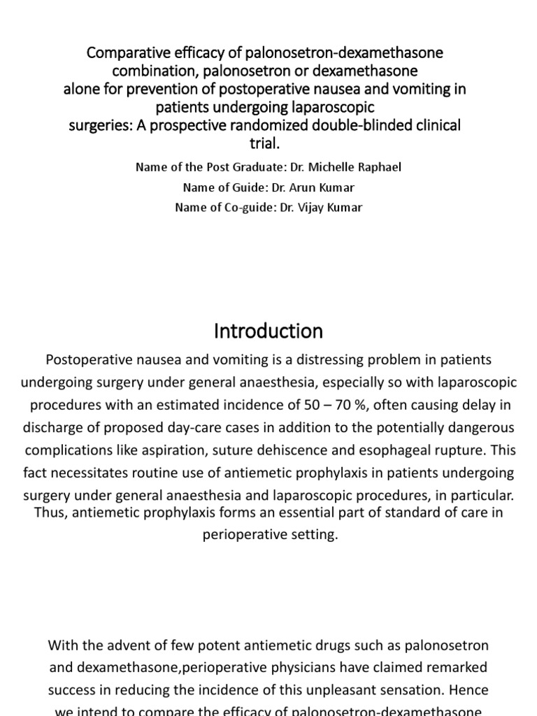 Name of The Post Graduate: Dr. Michelle Raphael Name of Guide: Dr. Arun ...