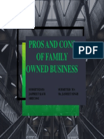 Pros and Cons of Family Business