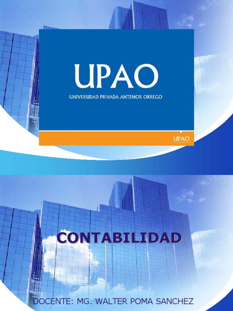 Importancia de la Contabilidad en UPAO | PDF | normas internacionales ...