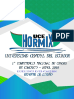Hormix Uce - Reporte de Diseño