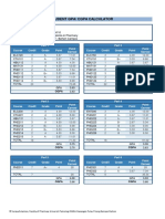 Student Gpa/ Cgpa Calculator