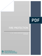 Fire Protection: Ac - 804 Advance Construction Techniques and Management