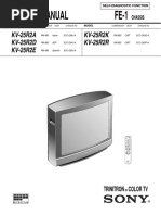 Sony KV 25R2E Service ID5145 PDF