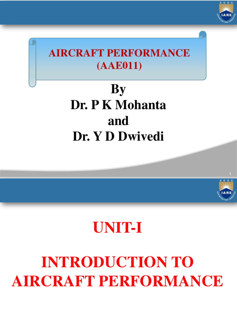 Aircraft Performance and Drag Estimation | PDF | Drag (Physics) | Airplane
