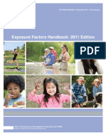 Exposure Factors Handbook: 2011 Edition: EPA/600/R-090/052F - September 2011 - WWW - Epa.gov