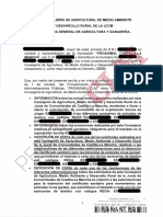 Escrito de Proanimal a la Junta solicitando información sobre el traslado de las vacas de Navalpino