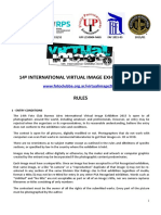 14º Internacional Virtual Image Exhibition 2015 RULES SIN FIAP