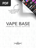 DIY E-Liquid Flavoring Guide | PDF | Cheesecake | Electronic Cigarette