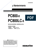 Manual de Operación y Mantenimiento PC800-8 PDF