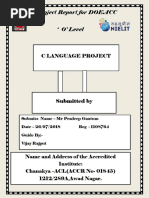 Project Report For DOEACC O' Level