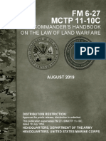 The Commander's Handbook On The Law of Land Warfare - Army Field Manual FM 6-27 - Marine Corps Tactical Publication - MCTP11-10C