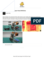 Arduino CNC Laser Enrgaver From DVD Drive