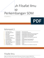 KELOMPOK 2 FILSAFAT - Pengaruh Filsafat Ilmu Terhadap Perkembangan SDM