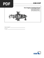 Manual de Servicio KSB WK | PDF | Pump | Bearing (Mechanical)