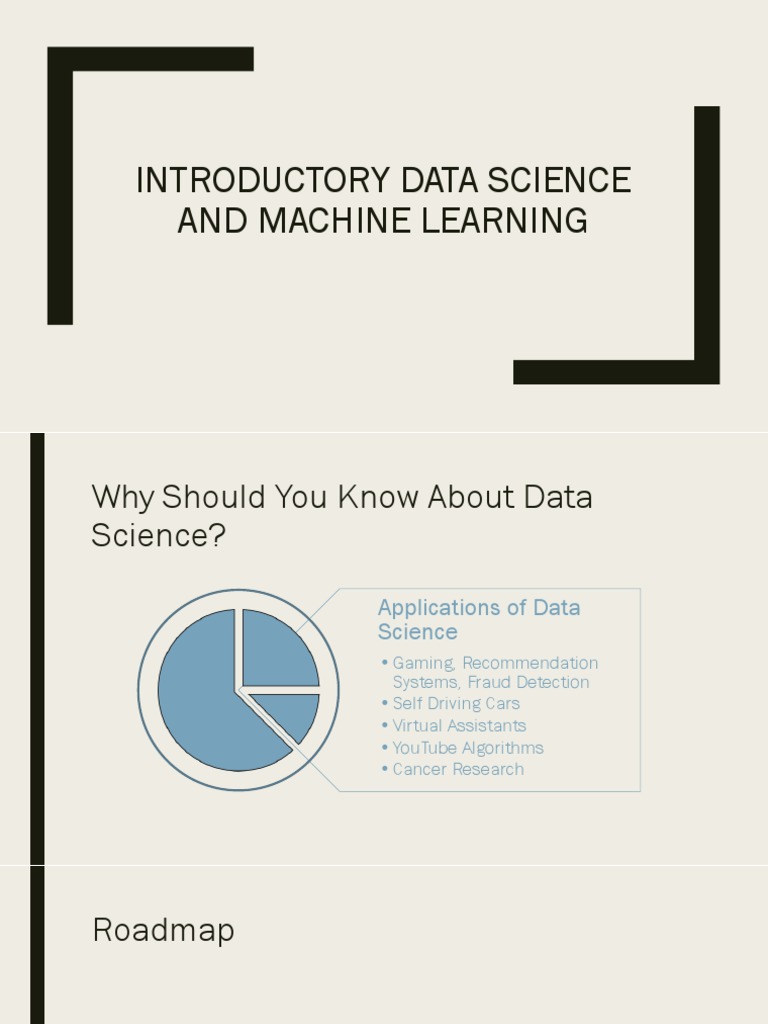 Introductory Data Science and ML | PDF | Machine Learning | Cluster ...