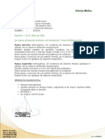 Informe Médico: Paciente de 37 Años de Edad