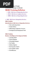 MSBI Training in Pune