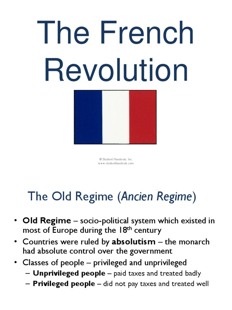 The French Revolution 1789 | PDF | French Revolution | Reign Of Terror
