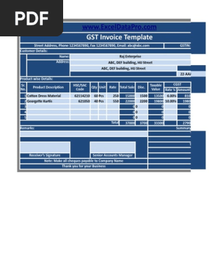GST Invoice