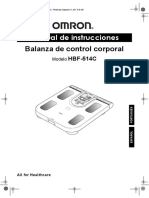 Manual de Instrucciones de Balanza Coroporal Hbf514