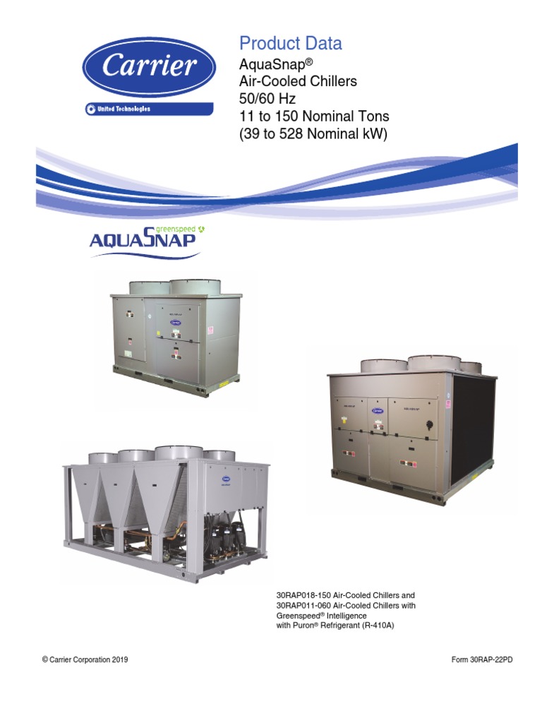 Air Cooled Chillers | PDF | Heat Exchanger | Air Conditioning