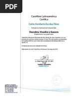 Certificación IDEA CaseWare Webinar Descubra, Visualice y Asesore El Poder Está en Sus Propios Datos