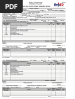 Senior High School Student Permanent Record: Republic of The Philippines Department of Education