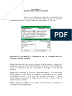 Actividad 1 Y 2 Elaboracion de Una Etiqueta Chorizo Con Pavo y Cerdo