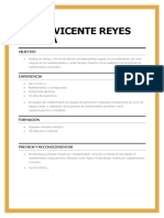 Cesar Vicente Reyes Garcia: Objetivo