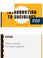 To Sociology: P. Bianca P. Lapuz