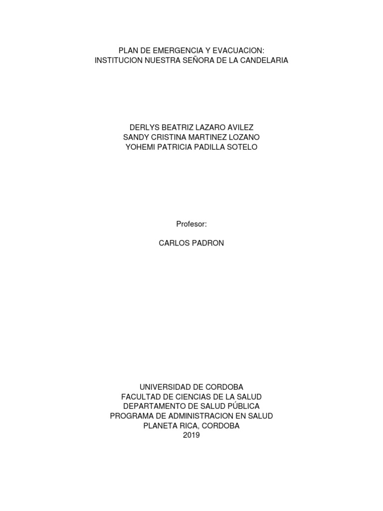 Rutas de Emergencia y Evacuación | PDF | Planificación | Salud y bienestar
