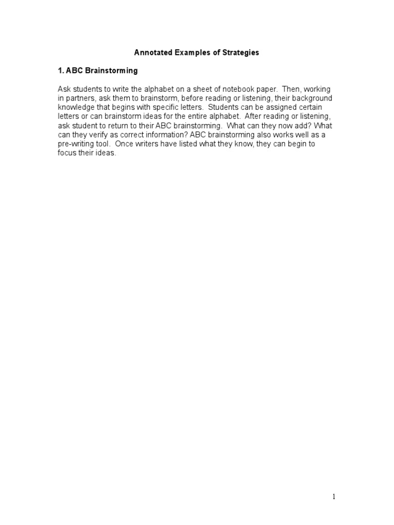 Examples of Strategies | PDF | Fraction (Mathematics) | Rna