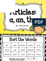 Articles a an The