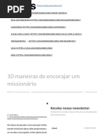 10 Maneiras de Encorajar Um Missionário _ MAIS